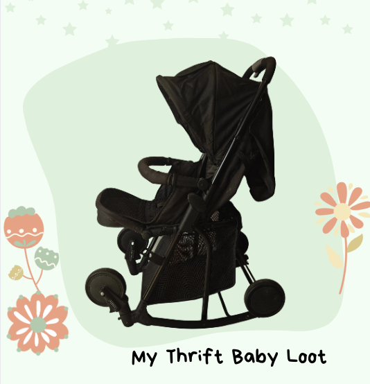 Preloved R for Rabbit Rock N Roll Compact Travel Friendly Pram ( Mumbai )